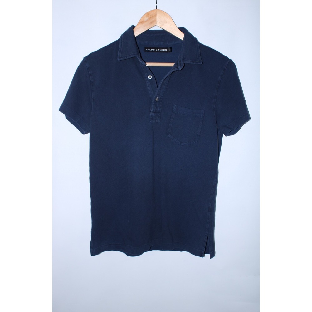 Ralph Lauren Black Label Men's Small Navy Blue Short Sleeve Polo Shirt - Picture 1 of 9